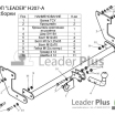 Фаркоп для HYUNDAI GETZ (TB) (хетчбек) 2002-2011  H207A Leader Plus (мини-фото №2)