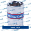 Головка торцевая восьмигранная 1/4", 10 мм 231010M King Tony (мини-фото №2)