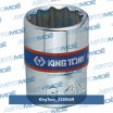 Головка торцевая стандартная двенадцатигранная 1/4", 4 мм 233004M King Tony (мини-фото №1)