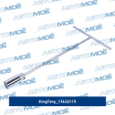 Ключ свечной с шарниром 21 мм, L = 380 мм 15632115 King Tony (мини-фото №2)