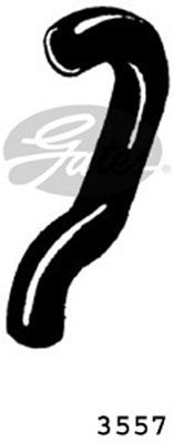 Шланг радиатора 3557 Gates (фото №1)