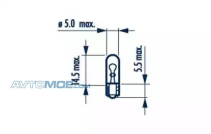 Лампа в панель 17037 Narva (фото №1)