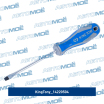 Отвертка шлицевая Slotted 5,0 мм, 100 мм 14220504 King Tony (мини-фото №2)