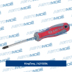 Отвёртка крестовая Phillips №2, 100мм 14210204 King Tony (мини-фото №2)