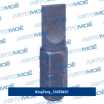 Вставка (бита) торцевая 1/4", Slotted, 6х1.0 мм, L = 25 мм 102506S1 King Tony (мини-фото №2)