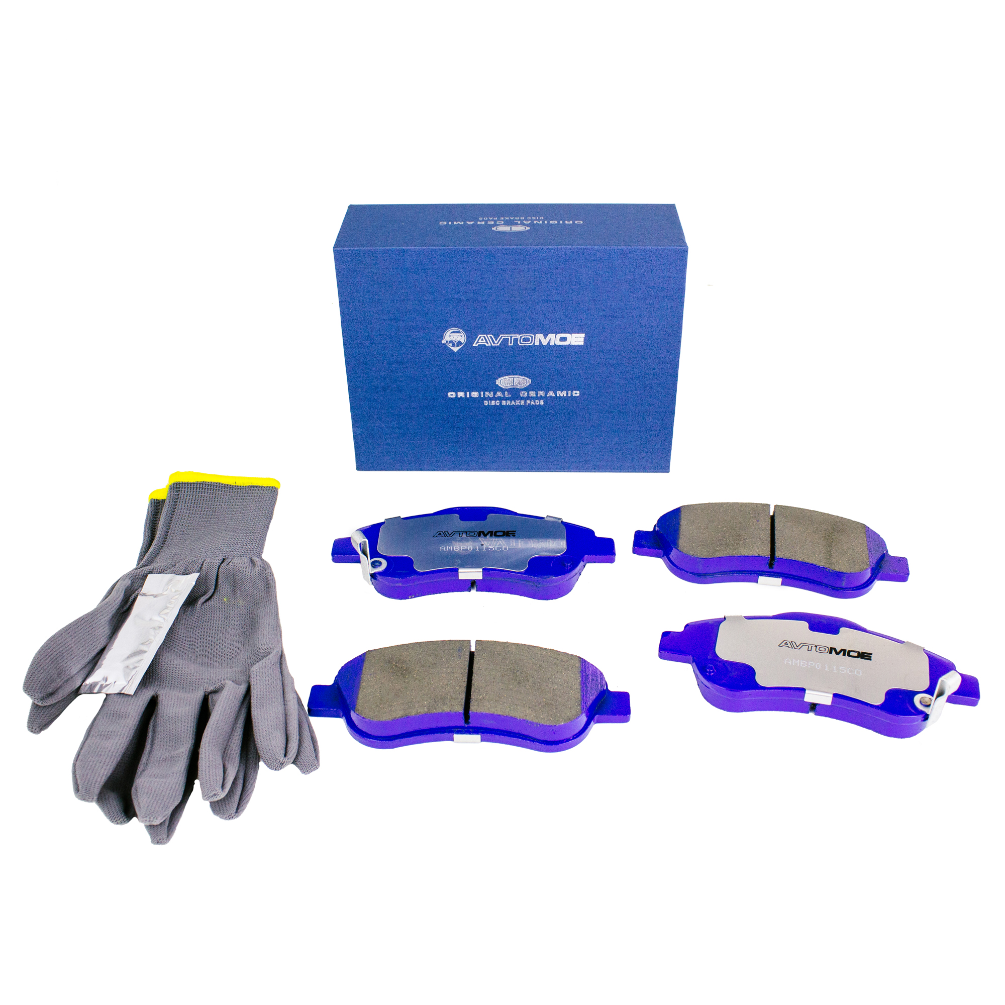 Колодки тормозные передние AMBP0115CO AVTOMOE