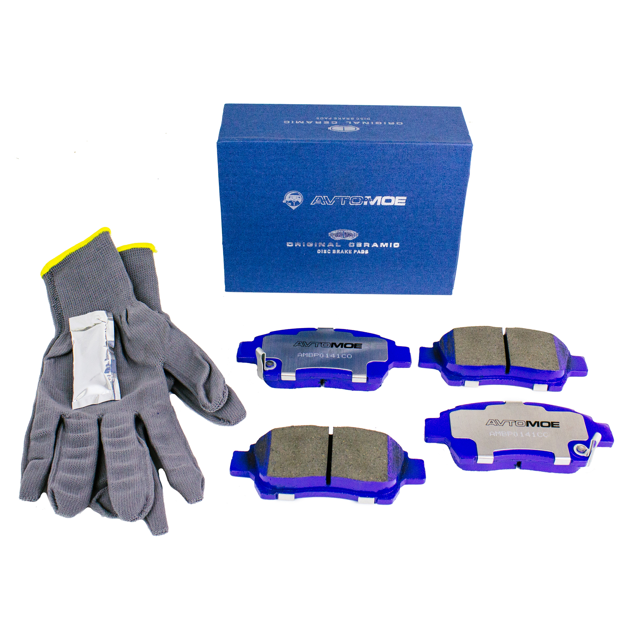 Колодки тормозные передние AMBP0141CO AVTOMOE