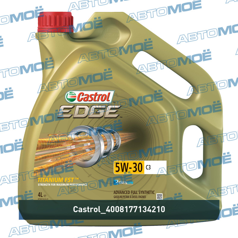Масло моторное Castrol EDGE 5W-30 C3 4л CASTROL 4008177134210