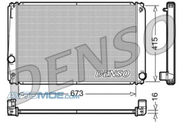 Радиатор охлаждения DRM50051 Denso (фото №1)