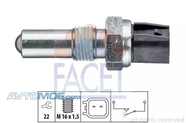 Датчик включения фонаря заднего хода 76283 Facet (фото №1)