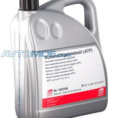 Масло трансмиссионное Febi ATF MB236.15 5л 100706 Febi (фото №1)