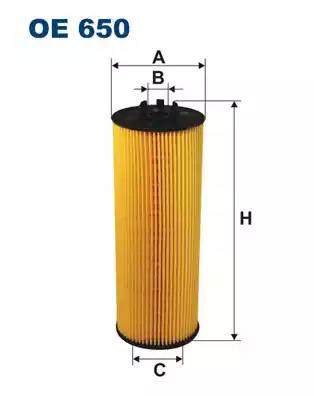 Фильтр масляный OE650 Filtron (фото №1)