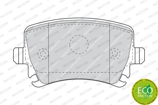 Колодки задние FDB1636 Ferodo для AUDI купить в Омске, цена от 3244 руб в  АВТОМОЁ