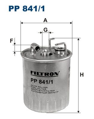 Фильтр топливный PP8411 Filtron (фото №1)