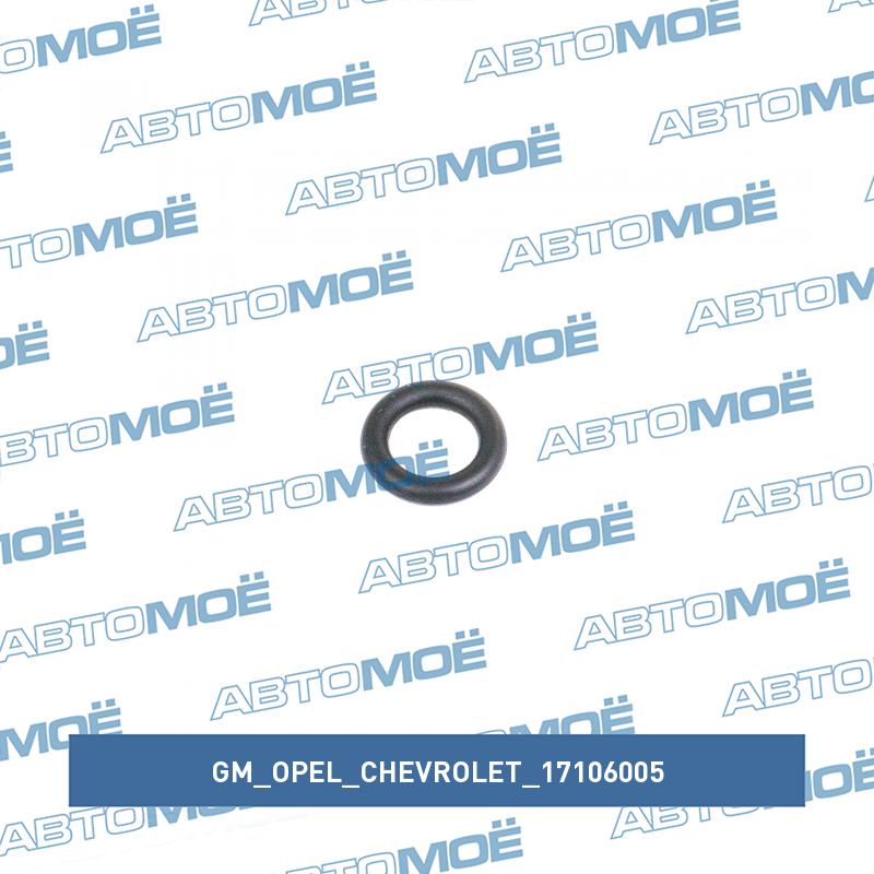 Кольцо уплотнительное топливной форсунки нижнее GM/OPEL/CHEVROLET 17106005