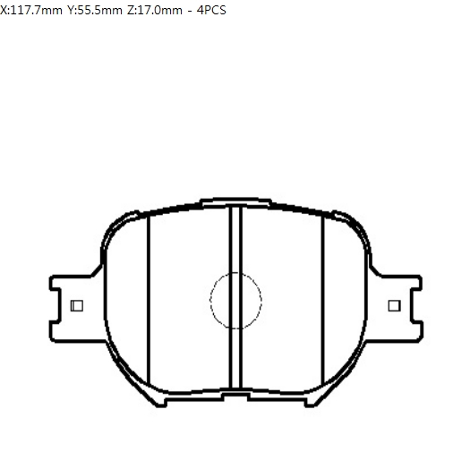 Колодки тормозные передние HP5201 HSB (фото №1)