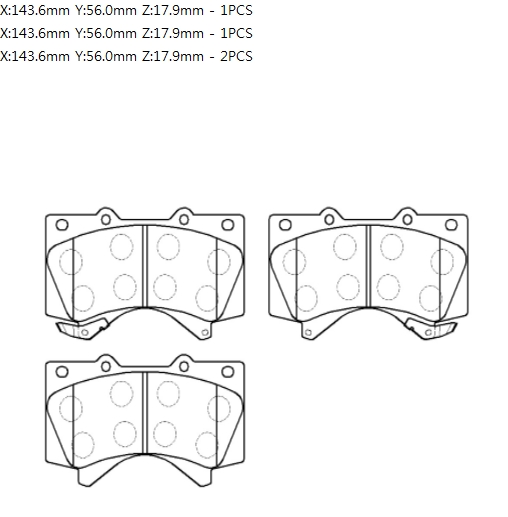 Колодки тормозные передние HP5213 HSB (фото №1)