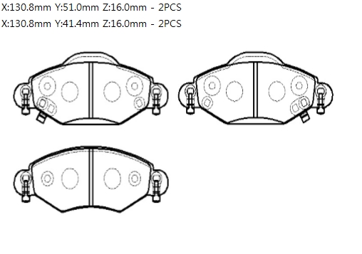 Колодки тормозные передние HP9154 HSB (фото №1)
