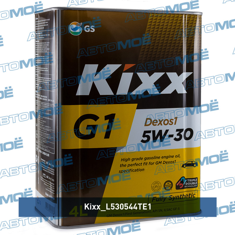 Масло моторное Kixx G1 Dexos1 SN/GF-5 5W-30 4л KIXX L530544TE1