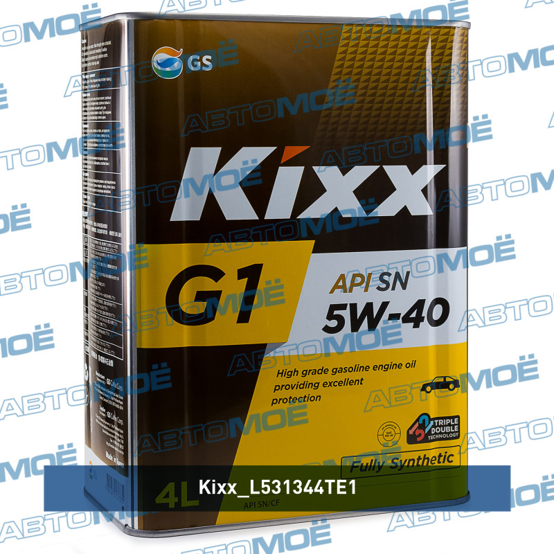 Масло моторное Kixx G1 SN/CF 5W-40 4л KIXX L531344TE1