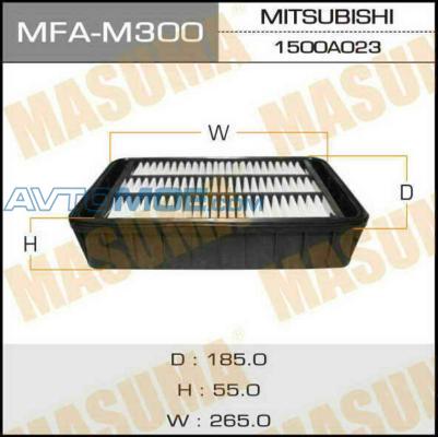 Фильтр воздушный MFAM300 Masuma (фото №1)