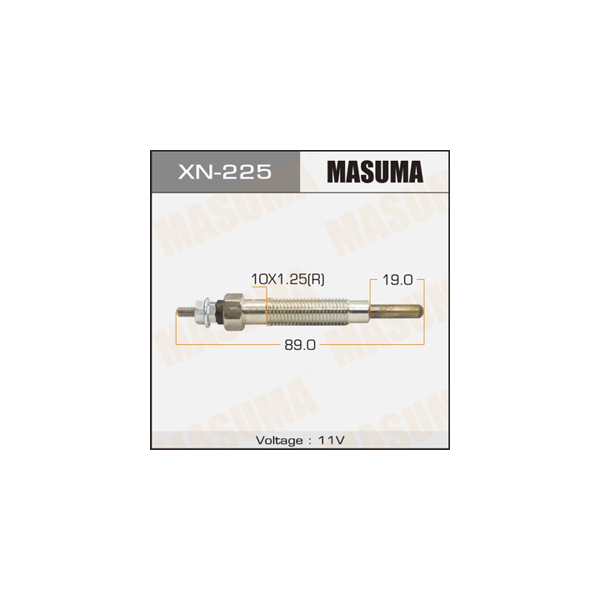 Свеча накала XN225 Masuma (фото №1)