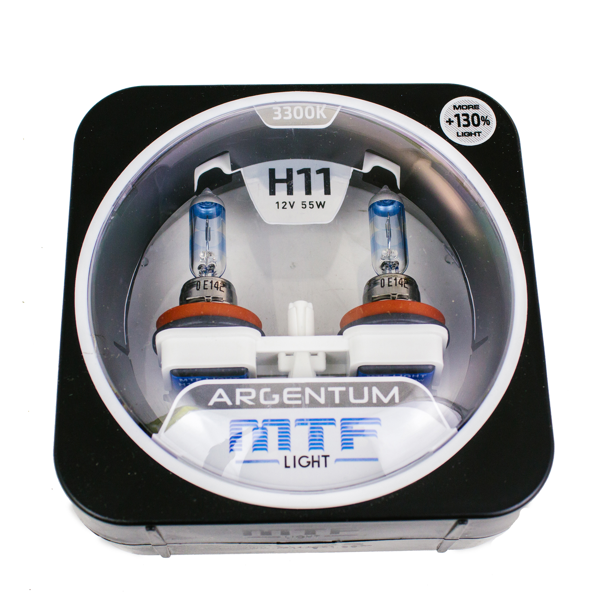 Лампа серия Argentum +130% 3300K H11 12V 55W H3A1211 MTF Light (фото №1)