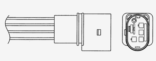 Датчик кислородный LZA07V1 NGK (фото №1)