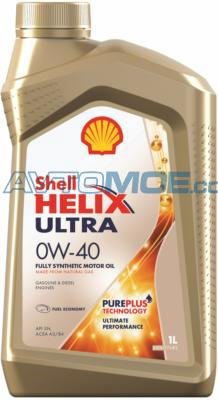 Масло моторное Shell helix ultra 0W-40 1л 550046356 Shell (фото №1)