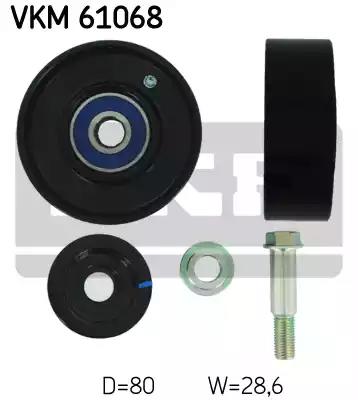 Ролик обводной VKM61068 SKF (фото №1)