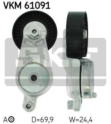 Натяжитель приводного ремня VKM61091 SKF (фото №1)