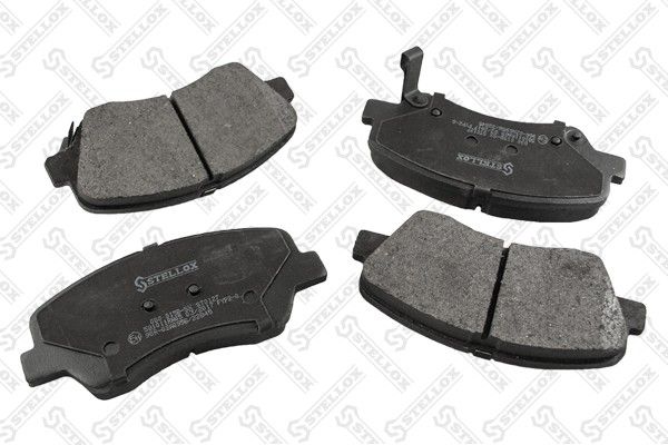 Колодки передние SOLARIS 10-/RIO 11-/ELANTRA MD 2011-/i30 12-/Ceed 15" 12- 000015BSX Stellox (фото №1)