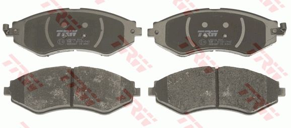 Колодки тормозные передние GDB3347 TRW (фото №1)