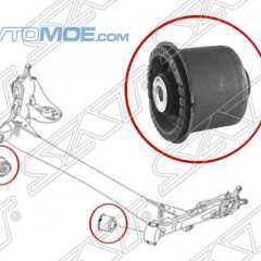 Фото товара Сайлентблок задней балки Sat ST551601R000 для TOYOTA