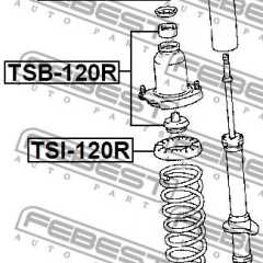 Фото товара Пыльник амортизатора заднего Febest TSHB120R для DAEWOO