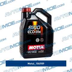 Фото товара Масло моторное Motul 8100 Eco-lite 5W-30 5л Motul 104989 для KIA RIO-QB (2011-2015) Kia Rio 1.6 - 123 л.с. 2011 - 2015. гг.