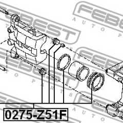 Фото товара Ремкомплект суппорта заднего Febest 0275Z51F