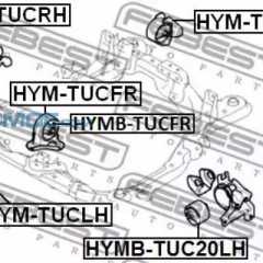 Фото товара Опора двигателя правая Febest HYMTUCRH