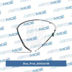 Фото товара Трос стояночного тормоза левый Blue Print ADH246158 для HYUNDAI
