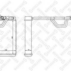 Фото товара Радиатор отопителя Stellox 1035214SX для HYUNDAI