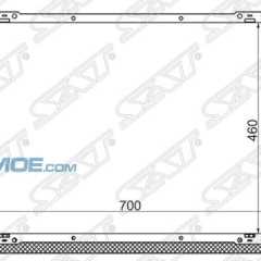 Фото товара Радиатор охлаждения Sat MZ0009YF