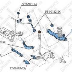 Фото товара Рычаг задний нижний под пружину Stellox 5700185SX