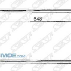 Фото товара Радиатор кондиционера Sat STDTW53940 для FORD