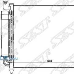 Фото товара Радиатор кондиционера Sat STHY023940 для CADILLAC