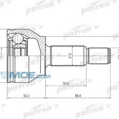 Фото товара Шрус наружний 20X52.9X25 Patron PCV1429