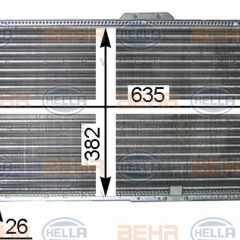 Фото товара Радиатор охлаждения 2.0 а/т Hella 8MK376705581