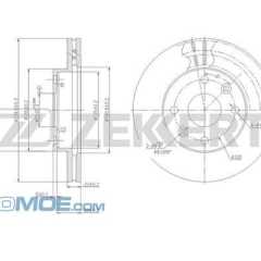 Фото товара Диск тормозной передний Zekkert BS5748