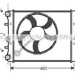 Фото товара Радиатор охлаждения AVA SAA2013