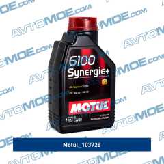 Фото товара Масло моторное Motul 6100 Syn-nergie+ 5W-40 1л Motul 103728