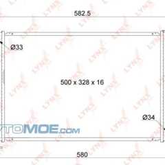 Фото товара Радиатор охлаждения LYNXauto RB1037